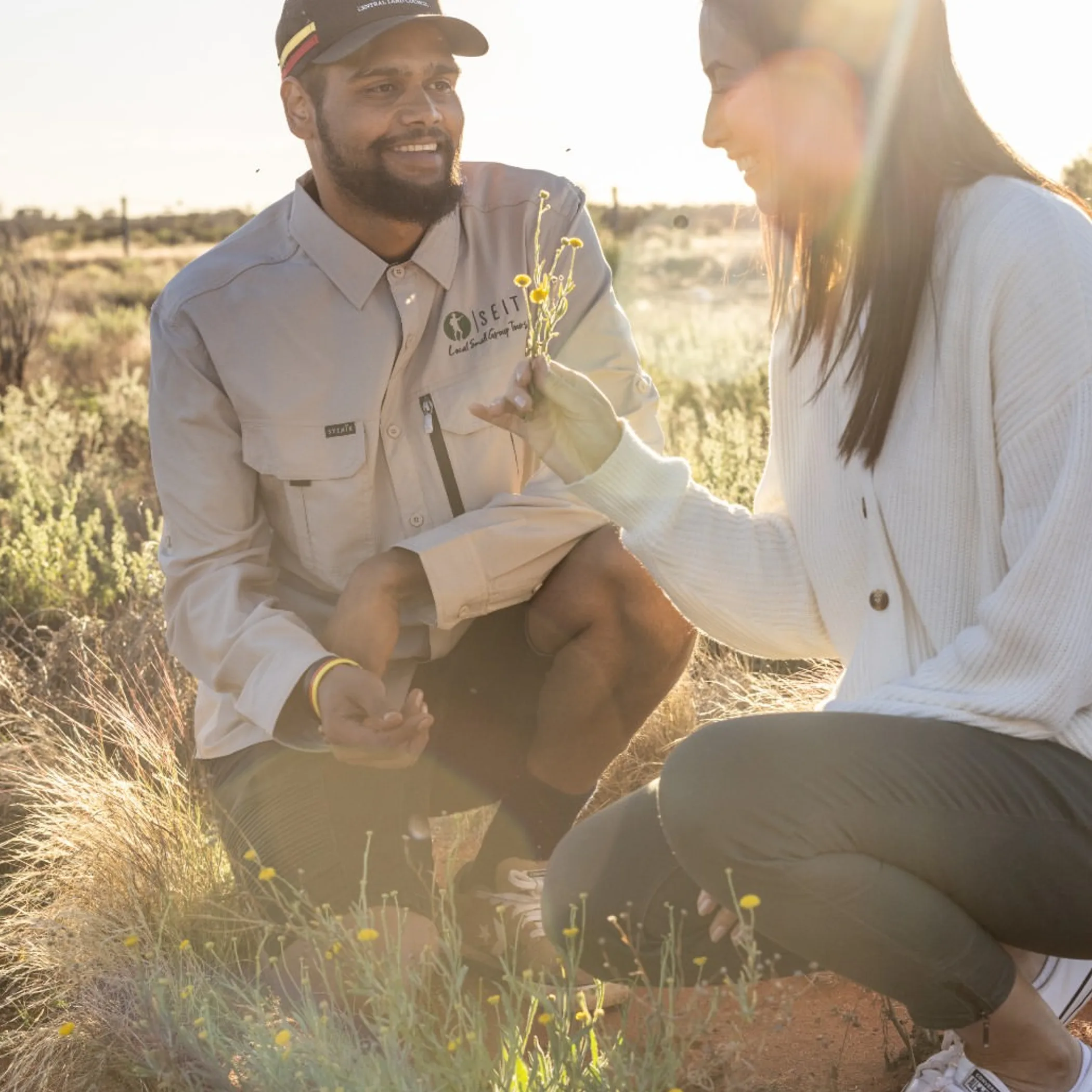 people participating in uluru cultural experience