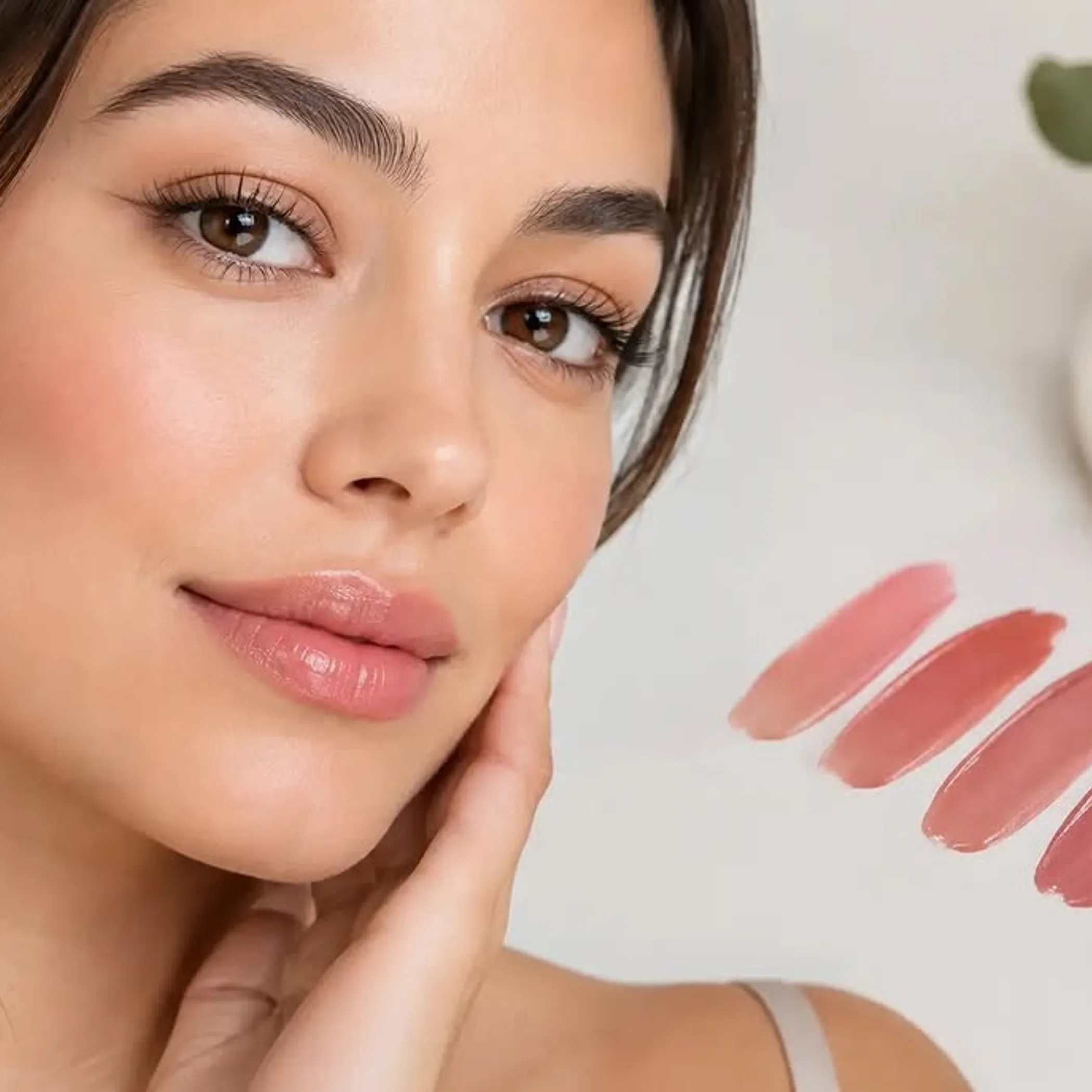 lip blush color selection and results